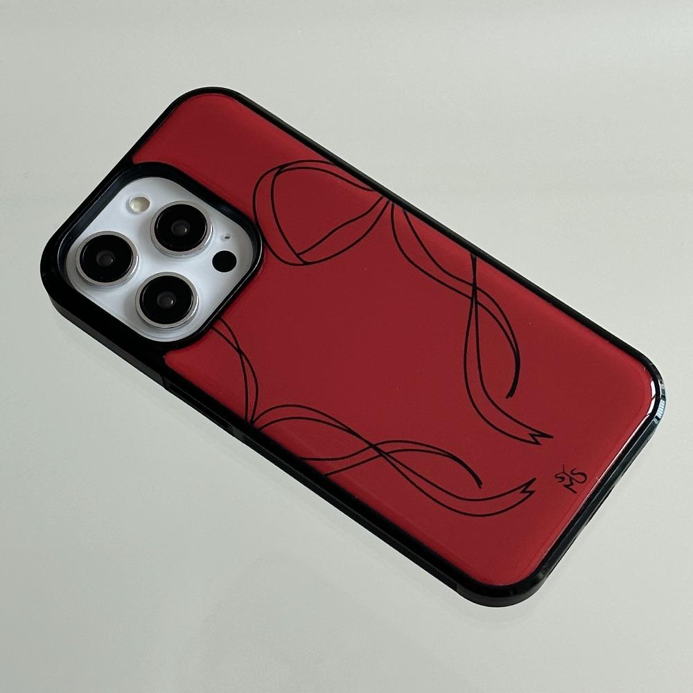 Ribbon Red 에폭시범퍼케이스