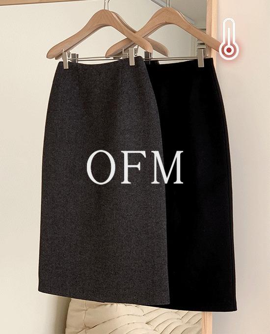 메리어라운드 [울60%][겨울스커트][무료배송][ofm] 트윌 울 차차 (sk)