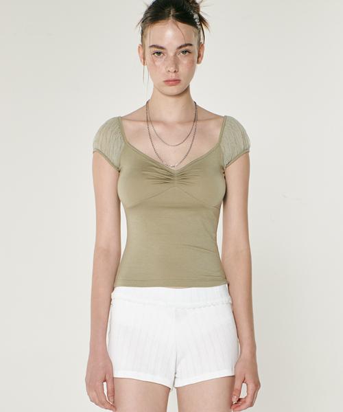 PUFF SLEEVE TOP_KH
