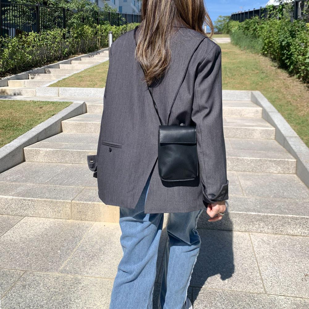 가을 뒷트임 루즈핏 블레이저 자켓 2color