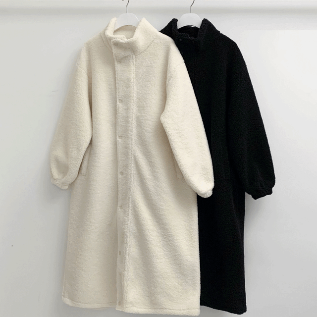 베어 플리스 코트