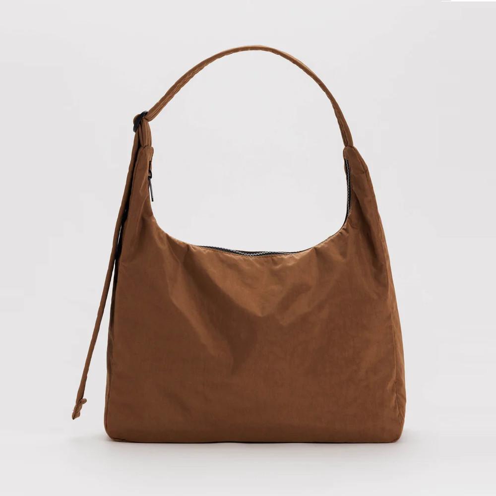 [BAGGU] Nylon Shoulder Bag 바쿠 나일론 숄더백 (브라운,카키)