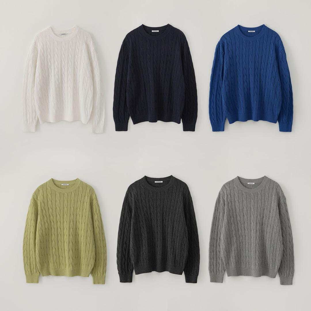 CABLE KNIT (6COLOR)