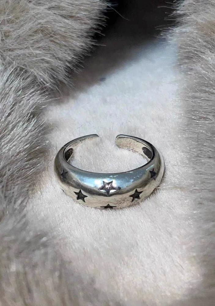 925silver star point ring•