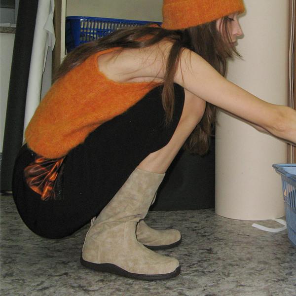 Keen 0005-1. Rubber Sole Mid-Leg Boots