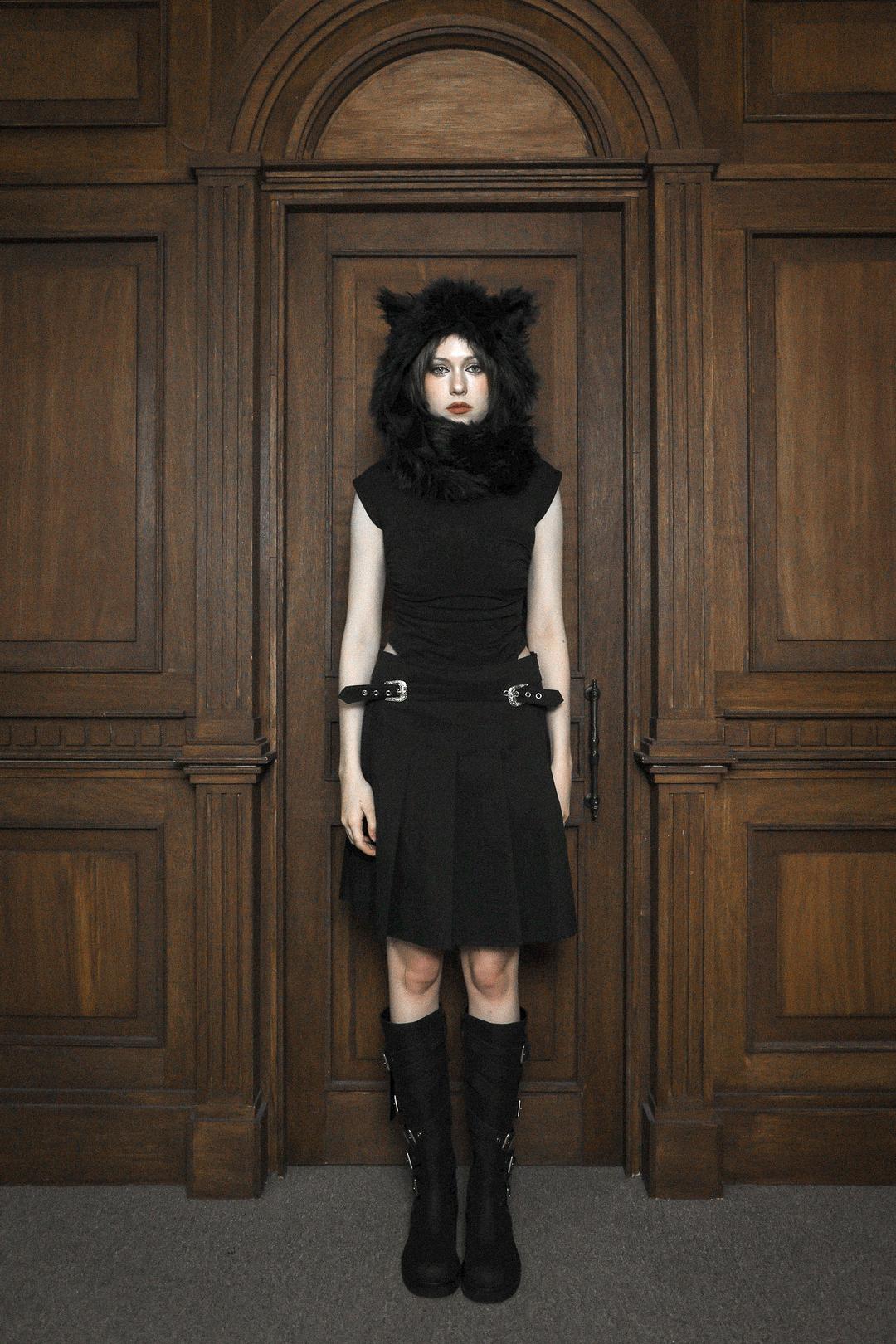 Belted midi skirt (5일 예약발송)