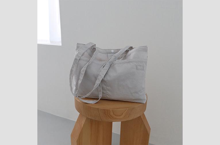 [projet] light & light bag (silver grey)