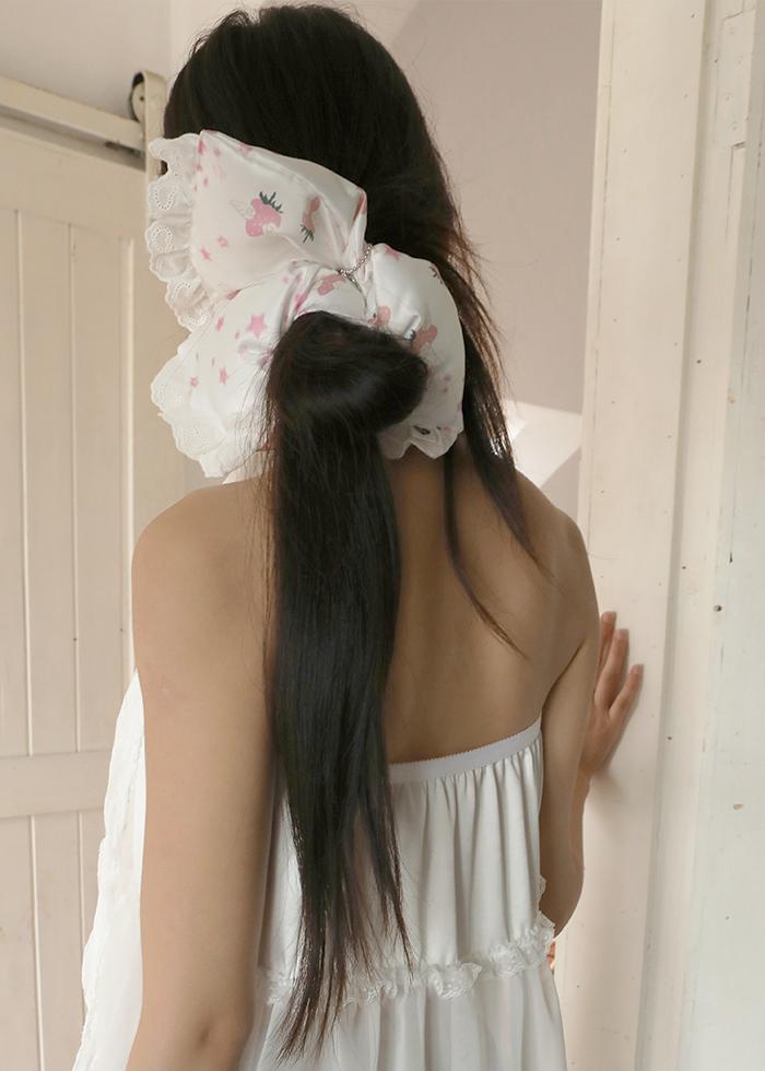 PUFFY PILLOW SCRUNCHIE PINK BERRY