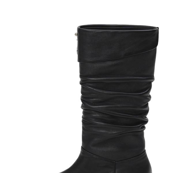 Prism wrinkle boots (black)