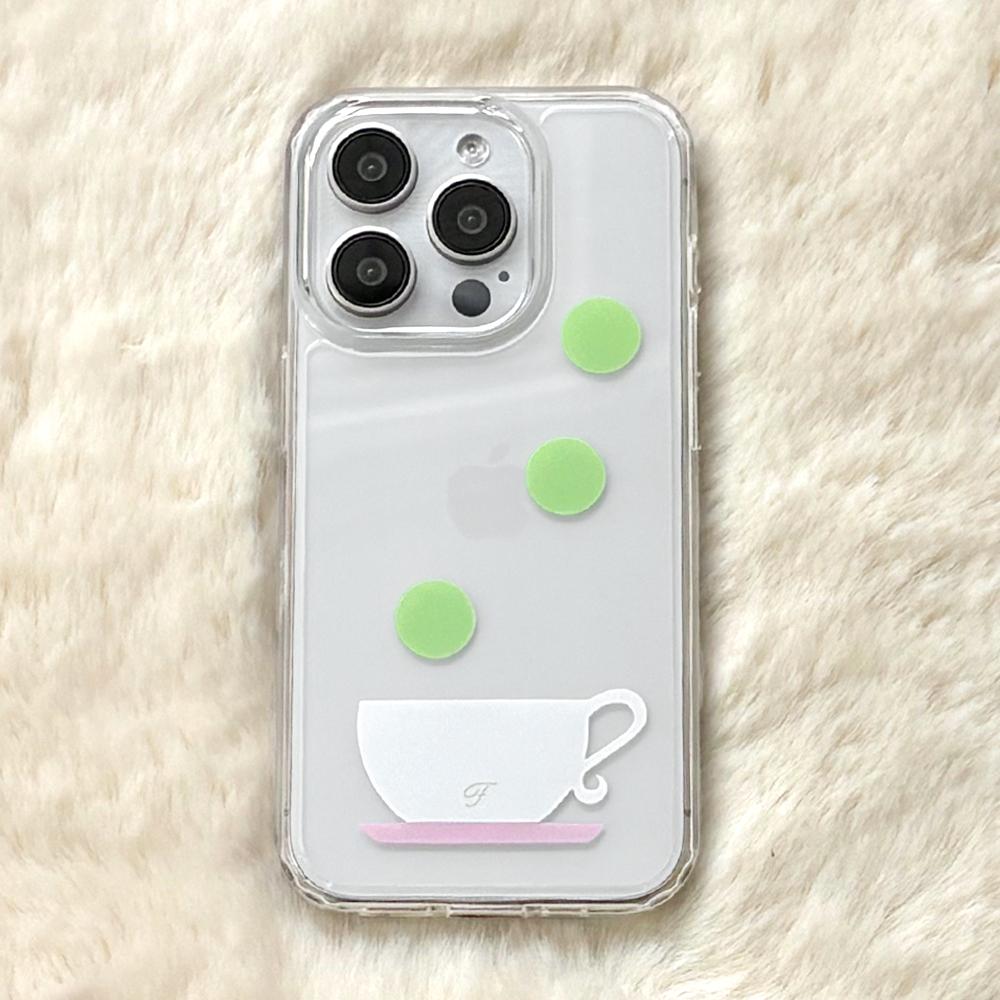 [+맥세이프] Drink(matcha) 젤하드 케이스