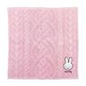 미피(miffy) 니트풍 손수건, 미니타올, 핸드타올(Raspberry)