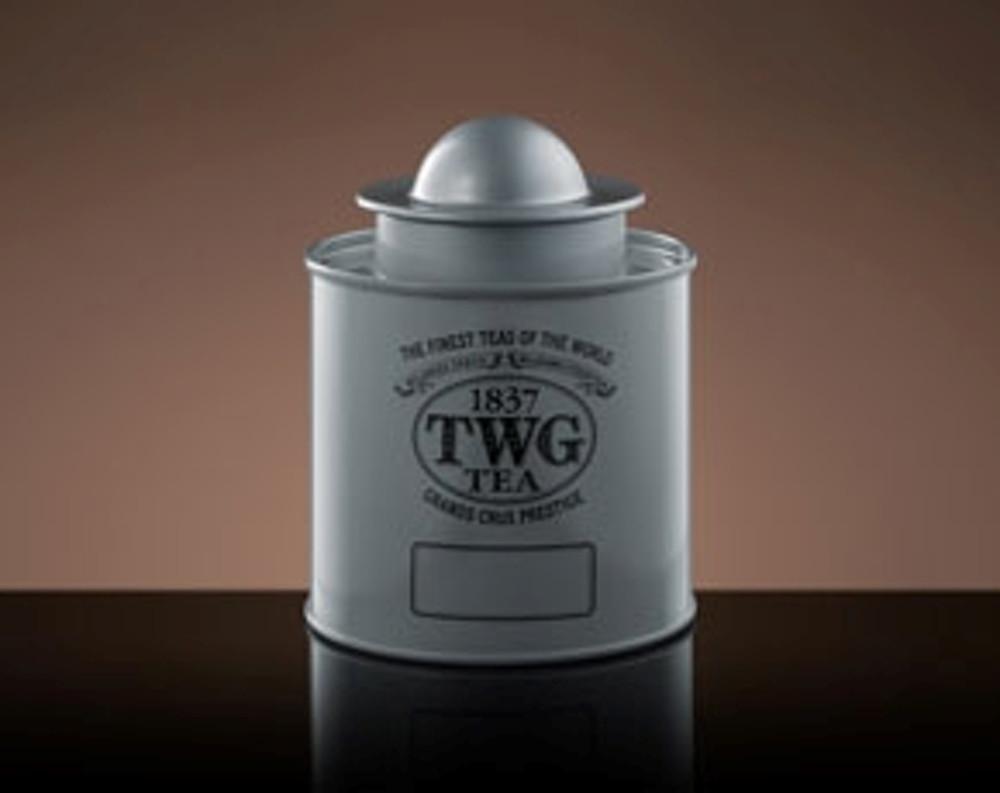 TWG Tea 싱가폴배송 새턴 티 틴 인 실버 (100g 빈 케이스)  Saturn Tea Tin
