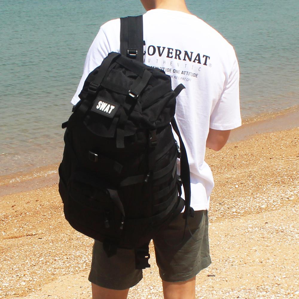 빅사이즈 여행 대형 대용량 여행용 백팩 배낭 브록스 검정 50L