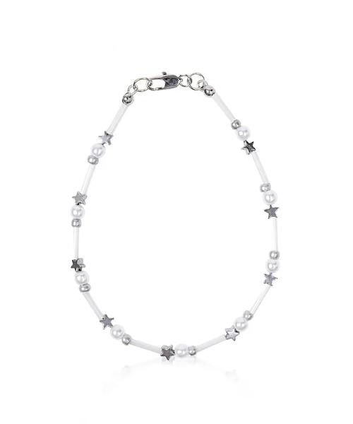 Peace Star Bracelet in White