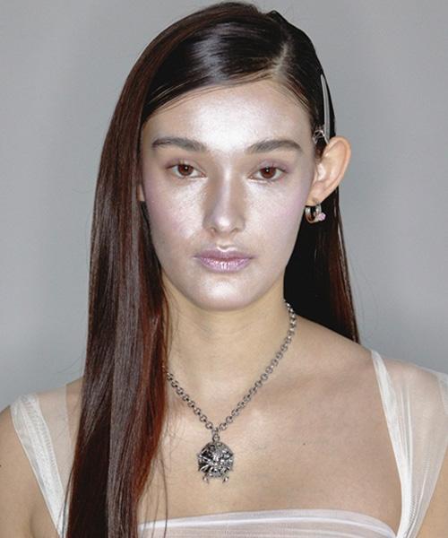 Angelic compact silver necklace