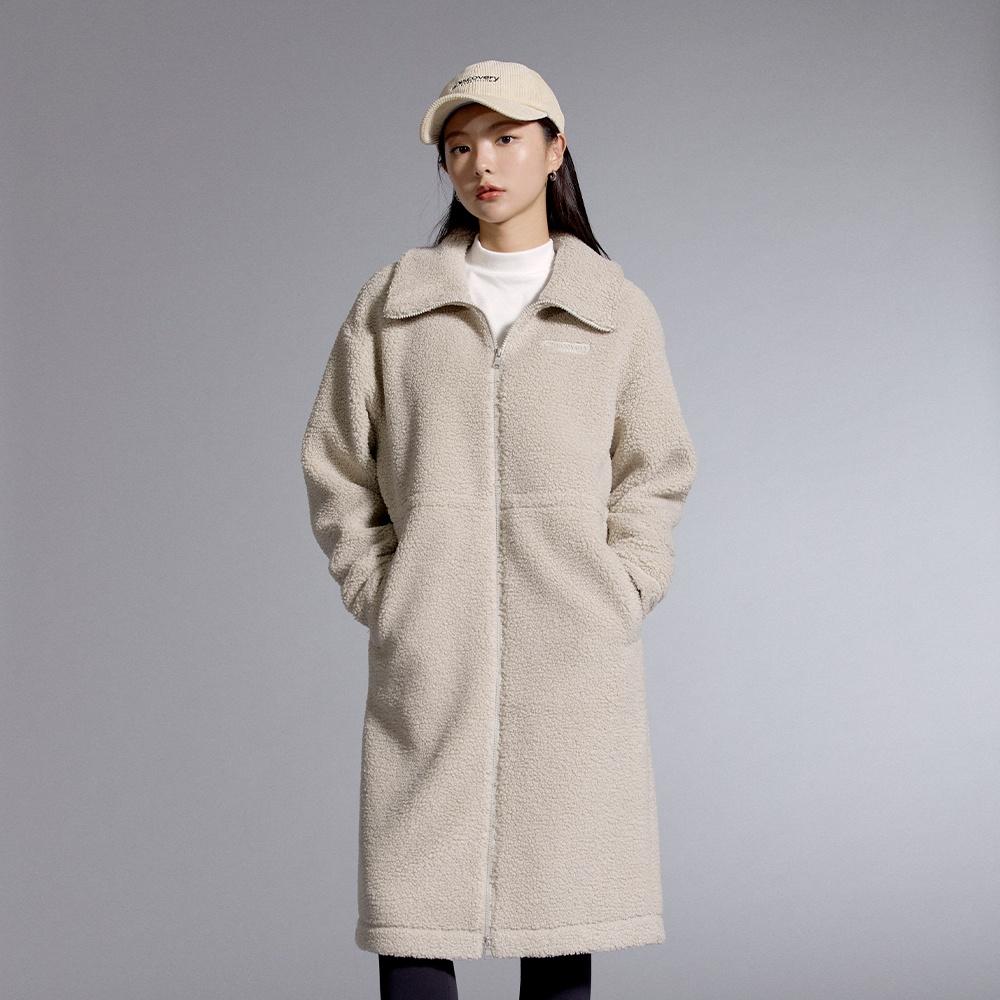 여성 플리스 롱자켓 (BEIGE)