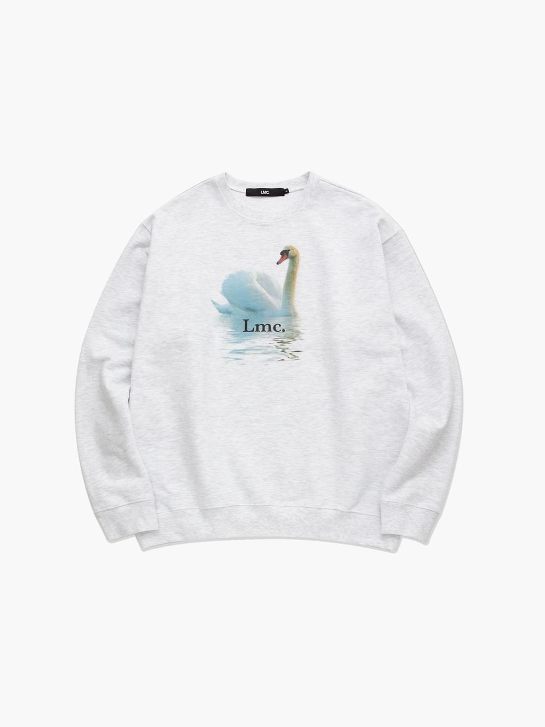 엘엠씨 LMC SWAN SWEATSHIRT-LIGHT HEATHER GRAY