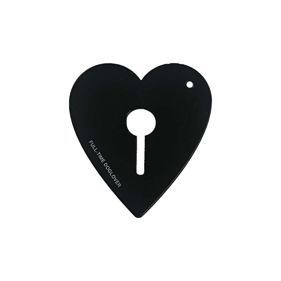 Full-time dogwalker poo bag charm(Black)