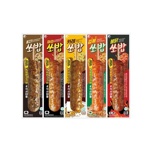 미트벨리 쏘밥 혼합5종 (불고기+마라+카레+김치볶음+불닭), 425g, 1개 - 기타 즉석요리 | 쿠팡