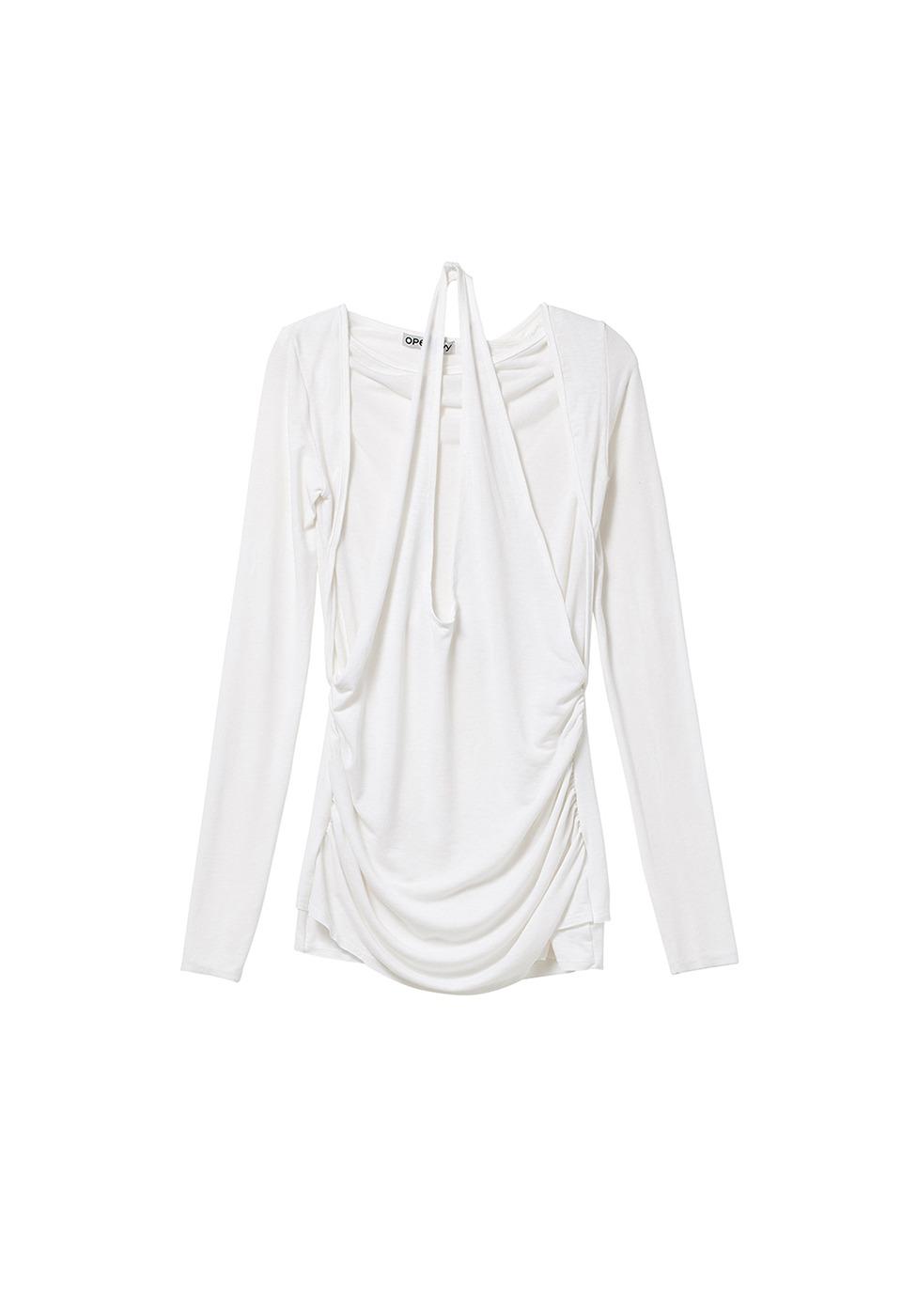 CONVERTIBLE BOLERO TOP, WHITE