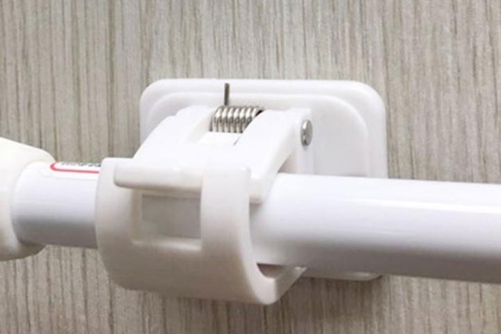 붙이는 압축봉 커튼봉 브라켓 2P N-808