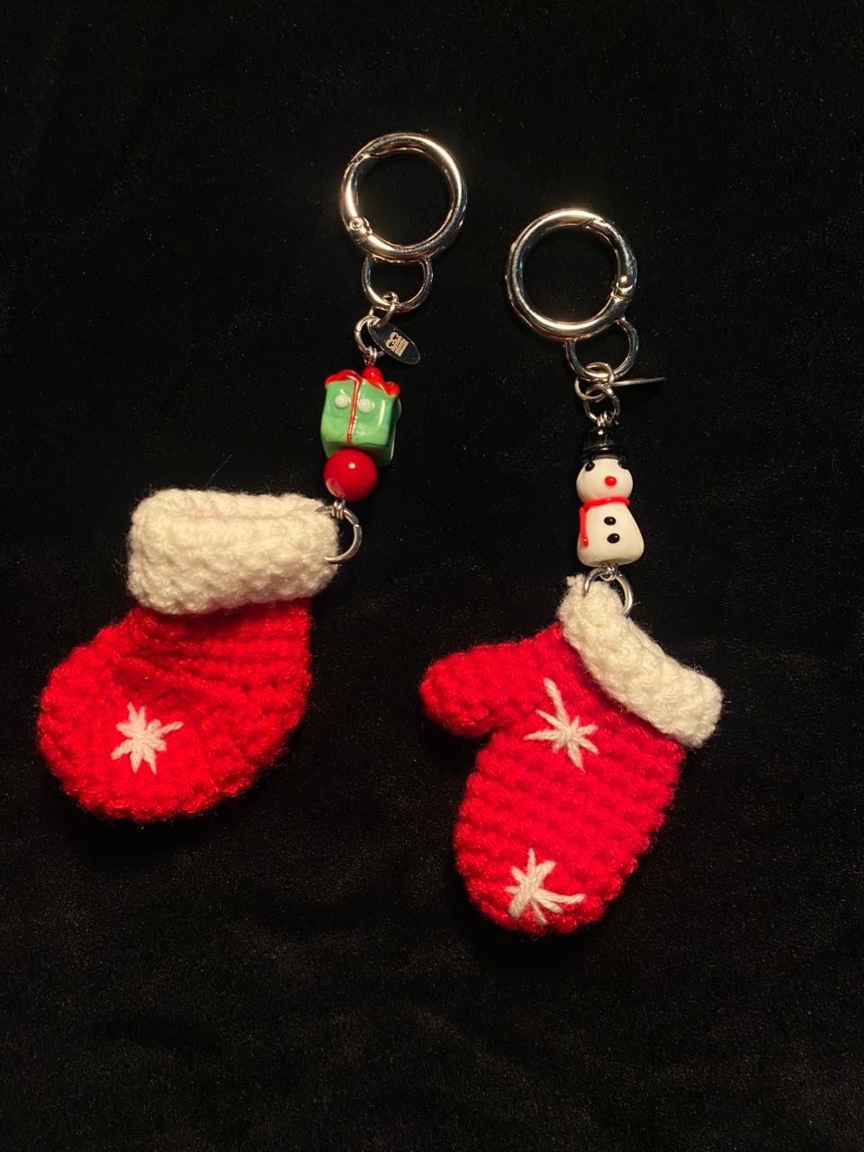 [치치포유] merry christmas knitting keyring