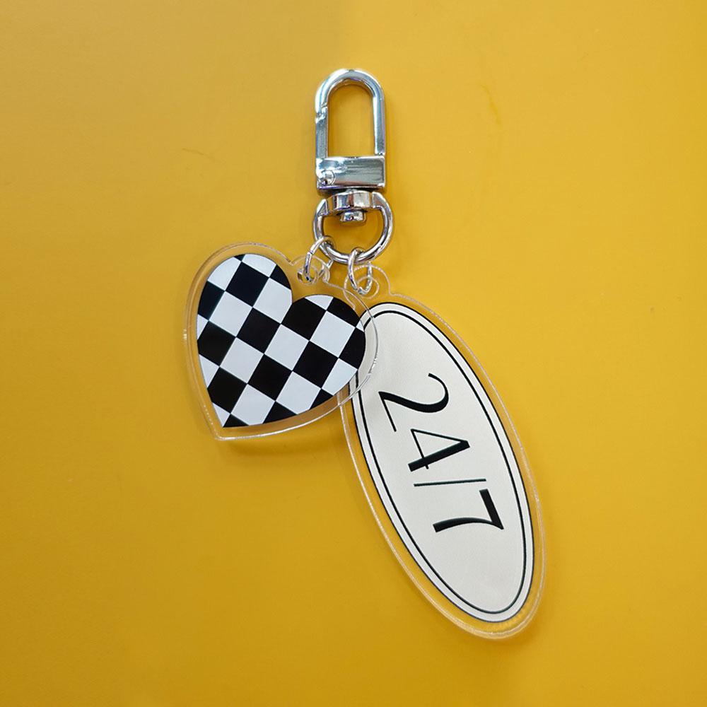 [keyring] 24/7 heart keyring