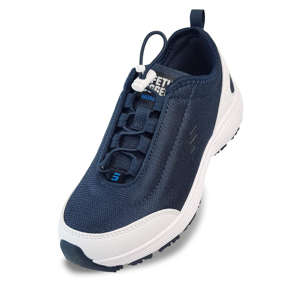 너스뷰티 발볼넓은 운동화 끈없는런닝화 옥시파스 모드 네이비