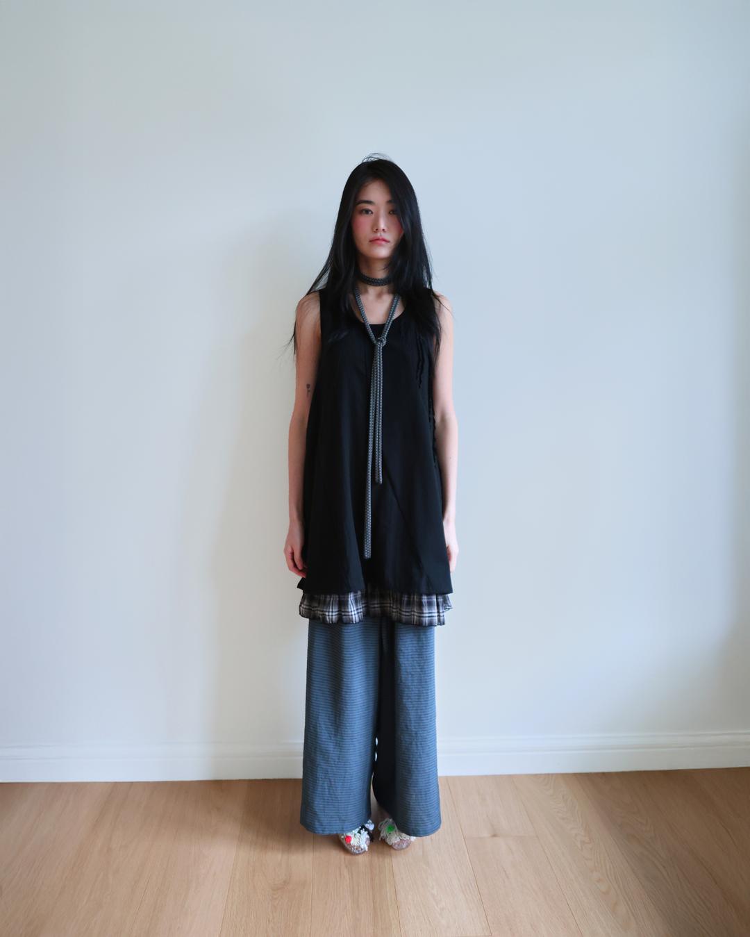SLIT LAYERED ONE PIECE [BLACK] _7/4 예약 배송
