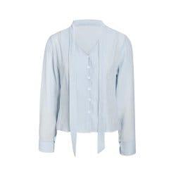 타이 브이넥 쉬어 블라우스 GS4N0BL471