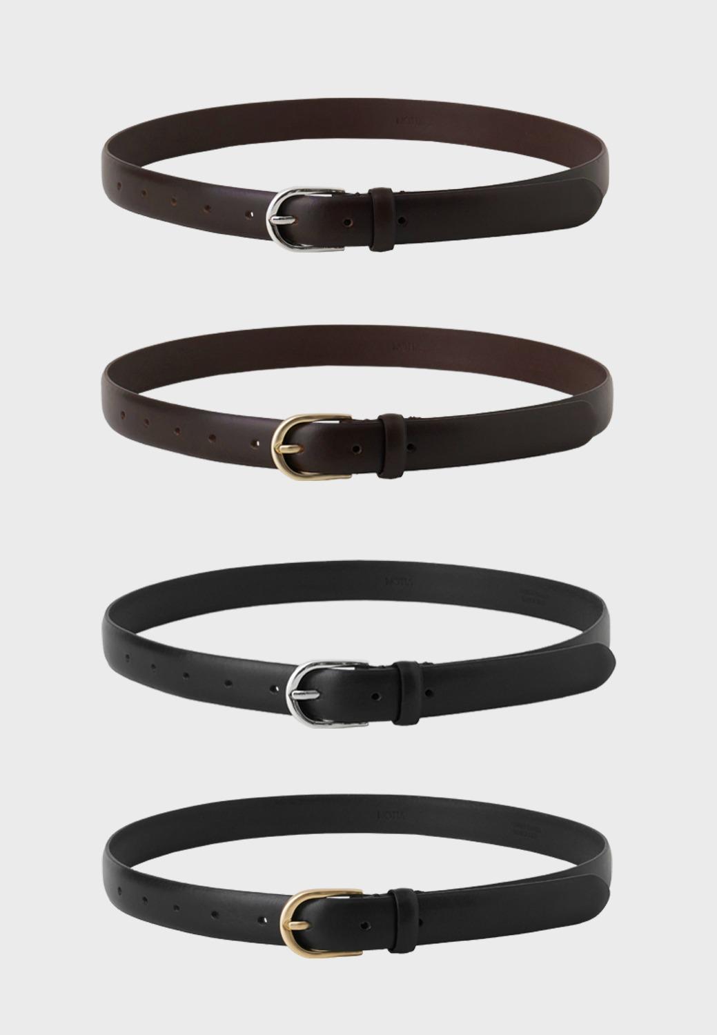 NOTIA - [5/16 예약배송] 25MM CLASSIC ITALIAN LEATHER BELT - 4COLORS