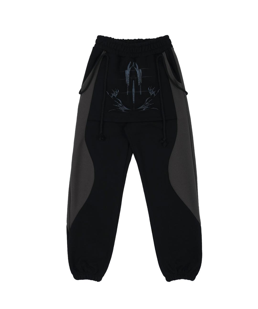 (11/11 Restock, 순차배송) Graphic Apron Sweatpants / Black
