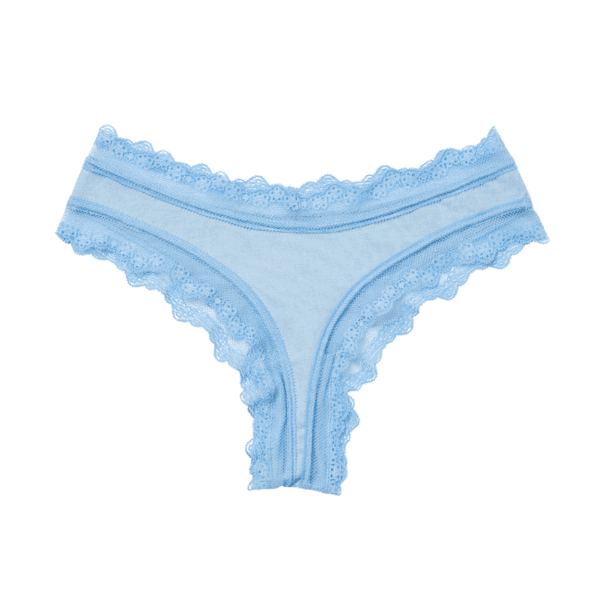 Original Lace Cheeky Panty(Wispy blue)