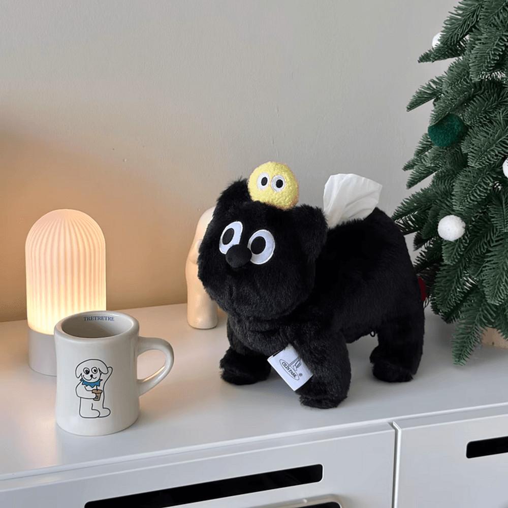 빅 아이즈 퍼피 캣 패브릭 티슈케이스 휴지 커버 케이스