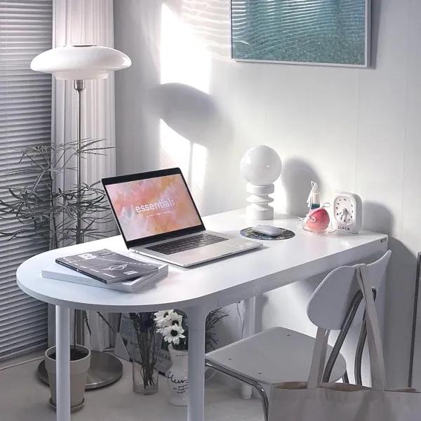 [두닷] 콰트로 에어 반타원 데스크 1270x800