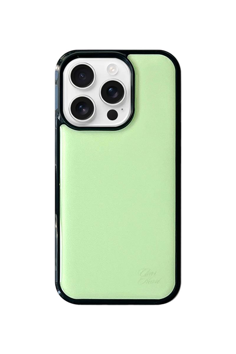 Soft Color Epoxy Case [Soft Melon Green]