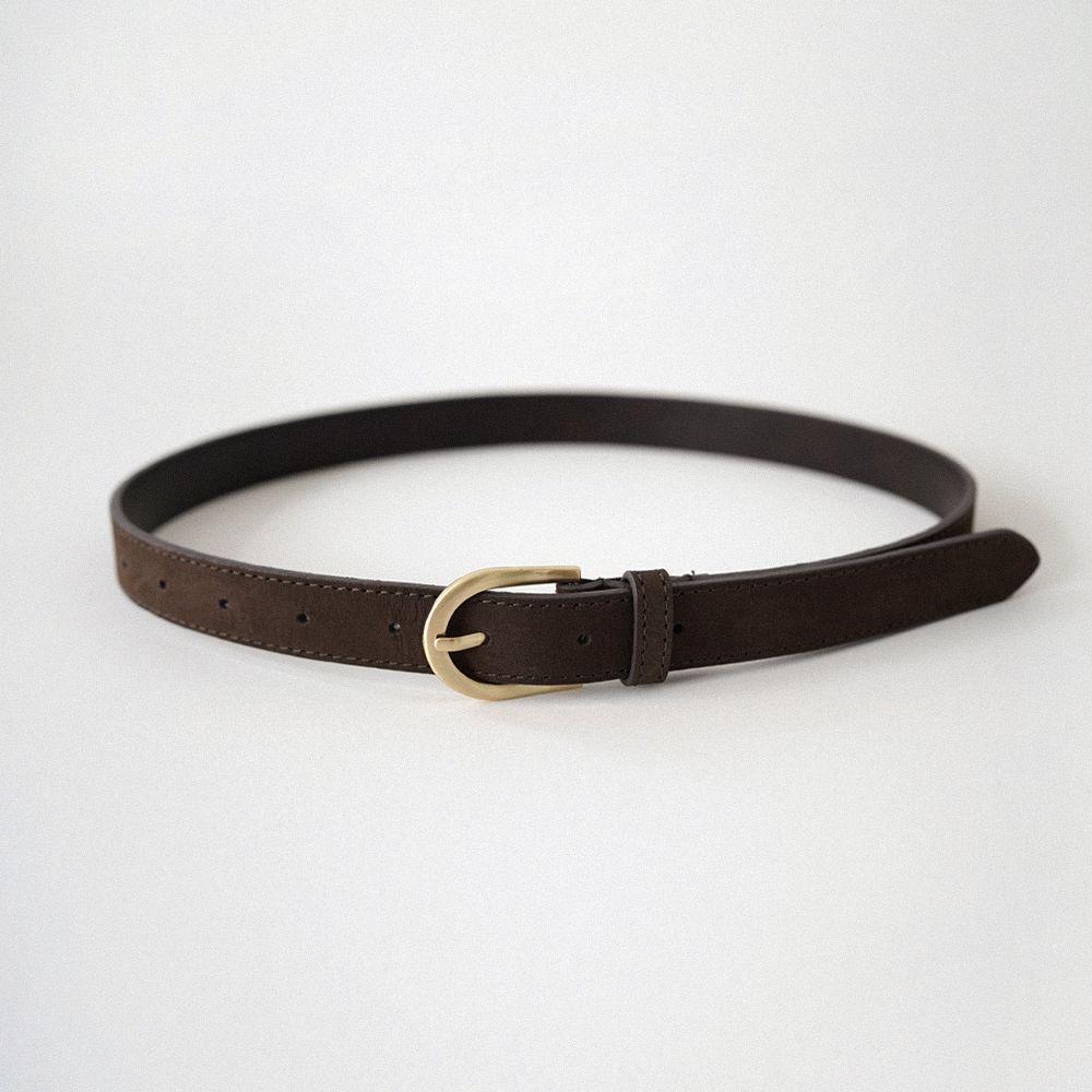 Nubuck Leather Belt