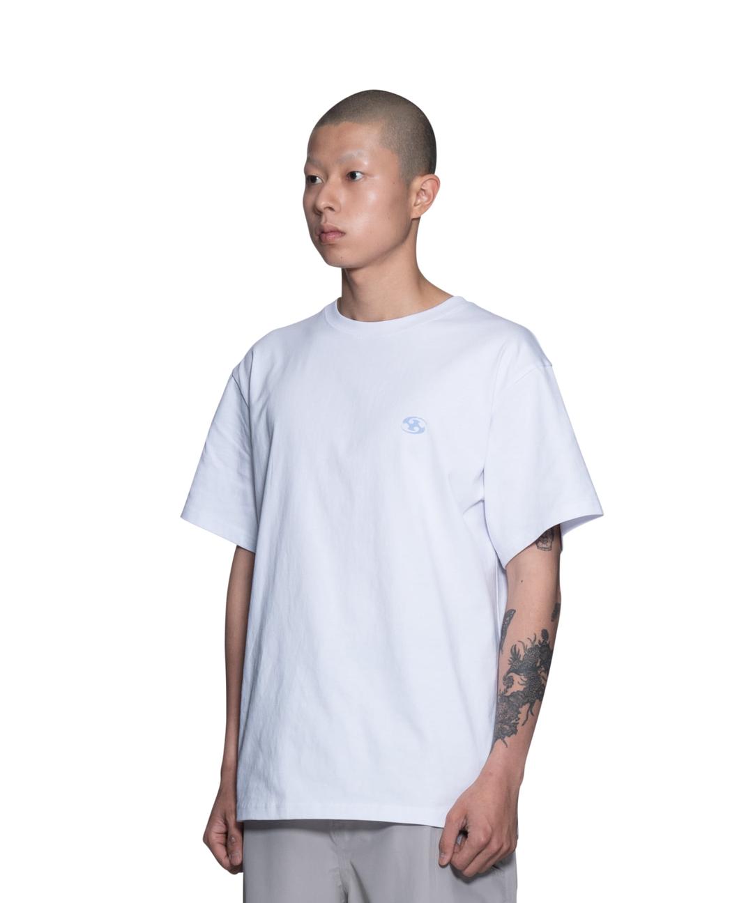 23SS SANSAN KOESY SLASH LOGO T-SHIRT WHITE