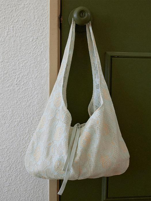 Floral Day Bag - Mint/Yellow