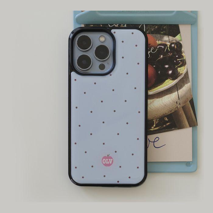 star pattern epoxy case (4 colors) 아이폰 갤럭시 케이스