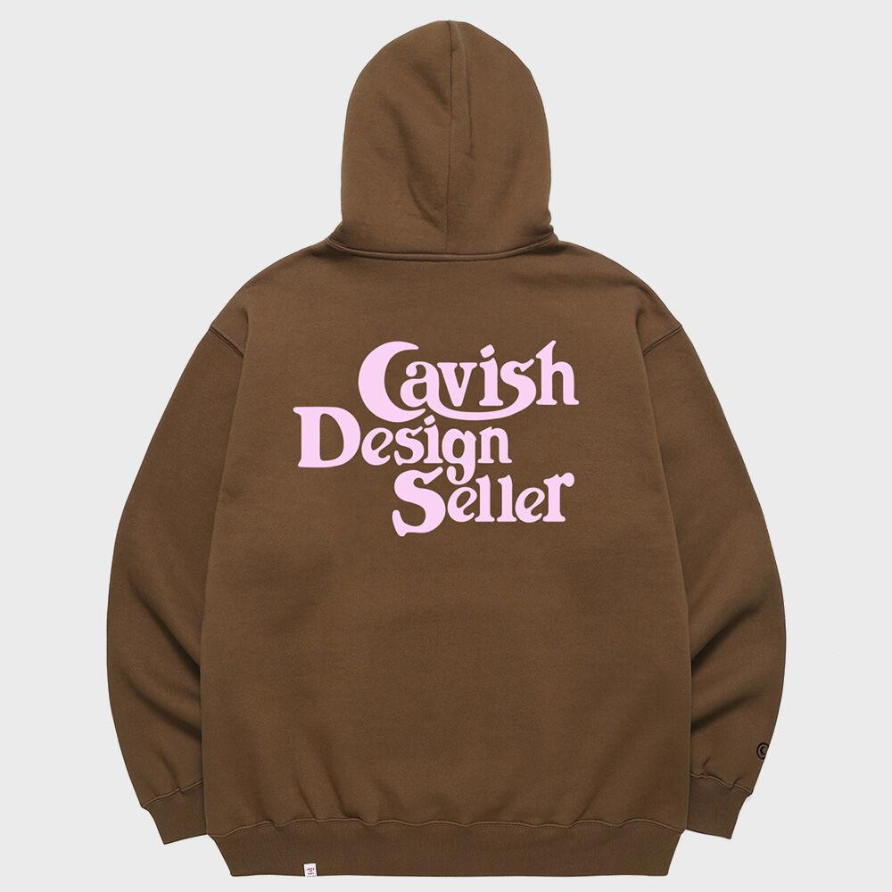 [NCT 런쥔, 슬기 착용] SELLER LOGO HOODIE BROWN(CV2BFUM400A)
