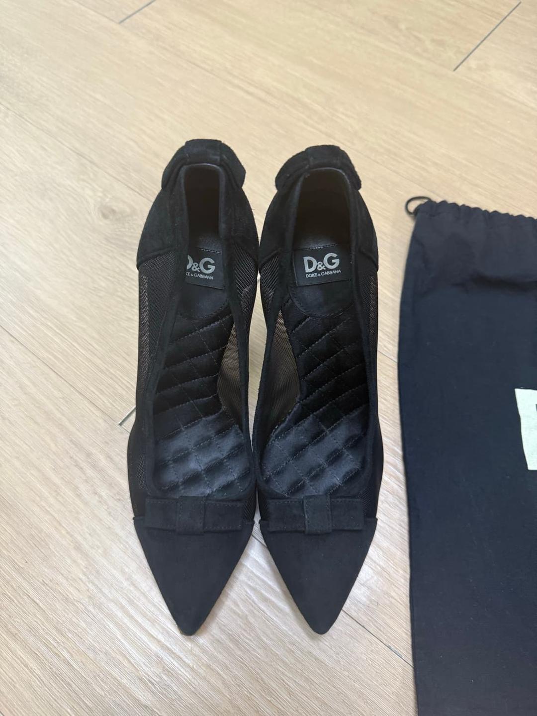 D&G 블랙 하이힐 | 후루츠패밀리