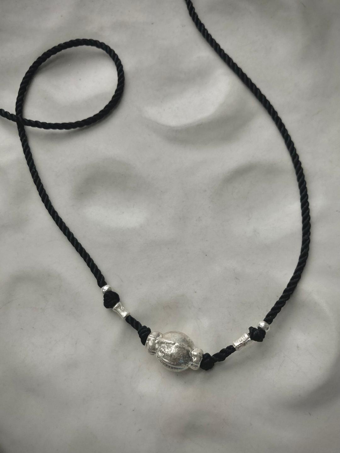 ancient tin rope necklace #2