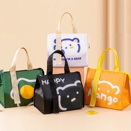 미니미 보냉백 휴대용 보냉 보온 도시락가방 4color