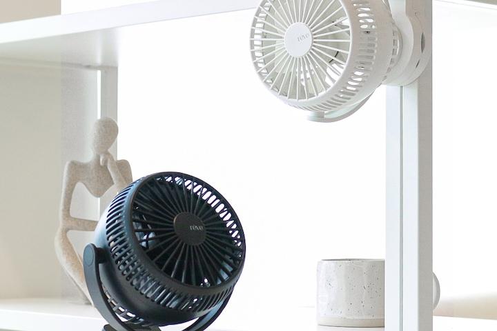 엘라 다용도 BLDC 탁상용 집게 자석 미니 저소음 휴대용 선풍기