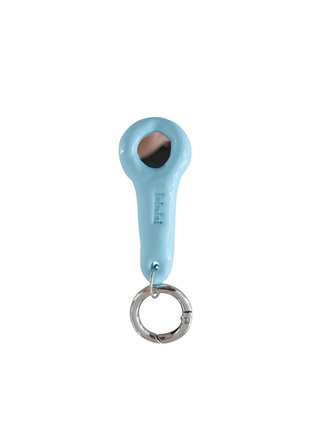 inimini hand made mini mirror keyring_baby blue