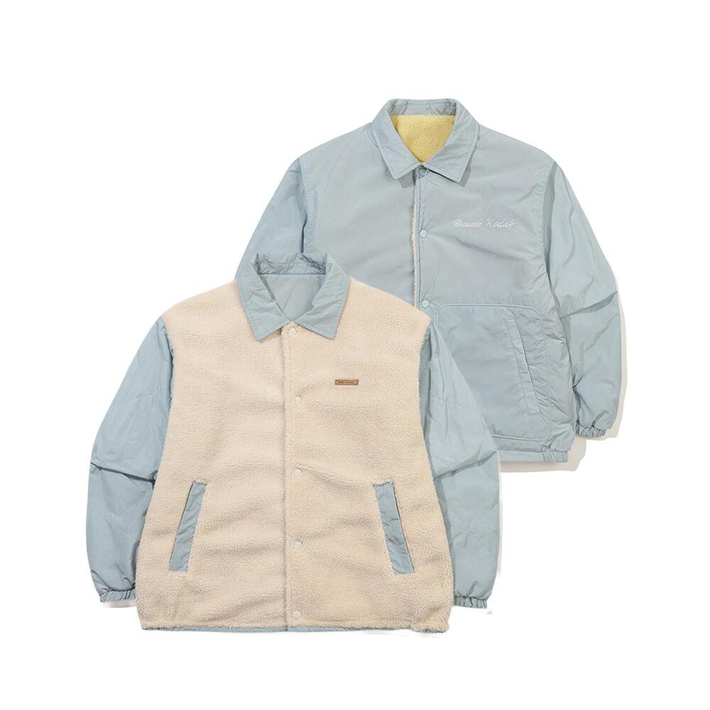 [김혜윤 착용] 브라우니 리버시블 카라 패딩 자켓 LIGHT BLUE