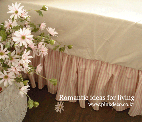 선염 베이지 매트리스 커버