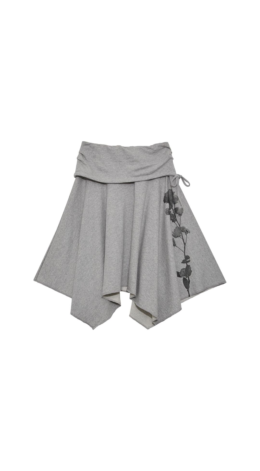 Angela Rose Unbalanced Skirt (Gray)
