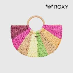 [공식] 록시 비치백 컬러스 포 썬 밀짚 토트백 YEF0